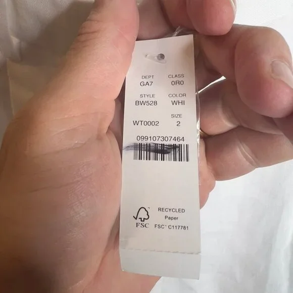 J.Crew $128 Wide-leg Essential pant in linen White Size 2 BW528 - Picture 5 of 8